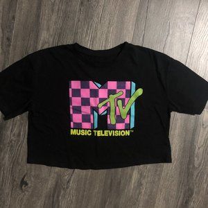 MTV croped tee
